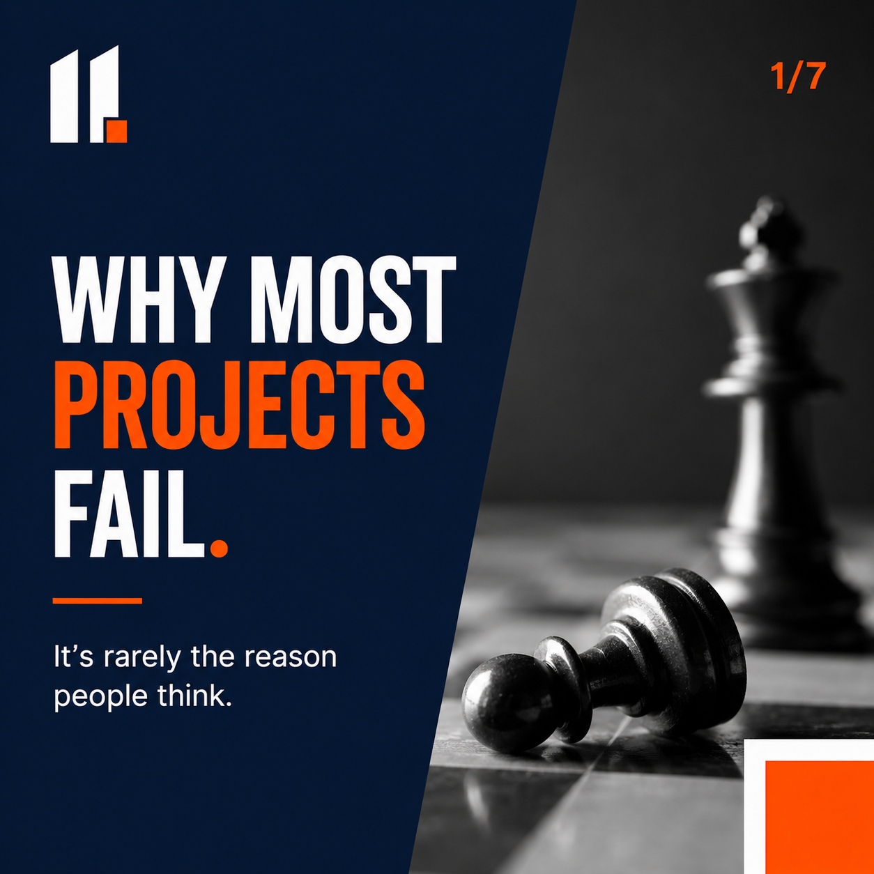 Why most projects fail